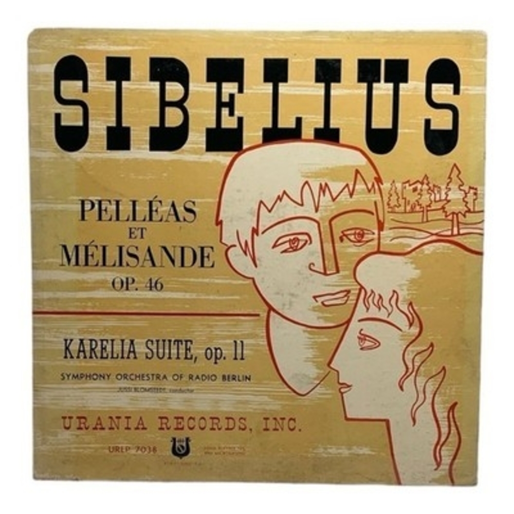 LP Jean Sibelius Jussi Jalas - Pelleas et Melisande Vinyl Record